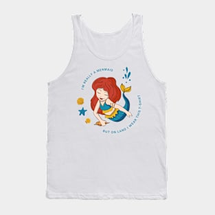 little mermaid Tank Top